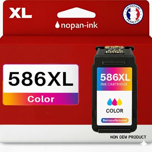 Cartouche Canon CL586XL couleur haute capacité jet d'encre pour imprimante Pixma