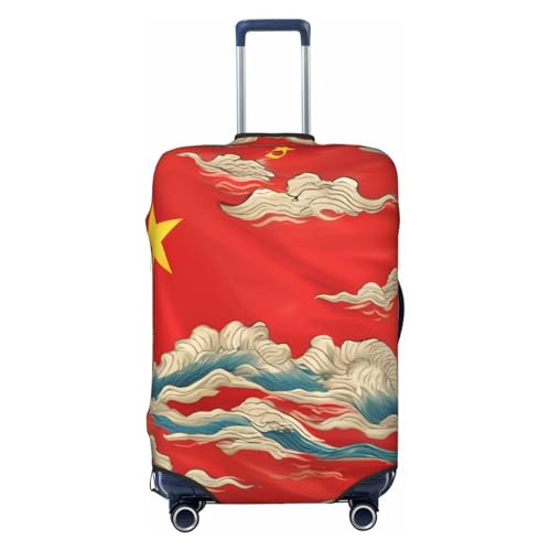 ADAhgu ChinFlag�v�����g�t�@�b�V���i�u���ȃX�[�c�P�[�X�J�o�[ �p�[�\�i���C�Y���ꂽ�ו��v���e�N�^�[ ���s��r�W�l�X�p, �u���b�N///�z���C�g, XL