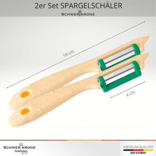 Sparschäler Schwertkrone 2 für Spargel und Gemüse