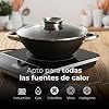 RENBERG-Wasabi-Wok-Sarten-Wok-con-Revestimiento-de-Marmol-y-Tapa-de-Vidrio-Multiples-Funcionalidades-y-Accesorios-Wok-de-Hierro-Fundido-Compatible-con-Cocinas-de-Induccion