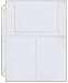 StoreSMART - Photo / Postcard Page for 3-Ring Binders - Archival-Safe Plastic - Three 4" x 6" pocket - Holds six photos / postcards - 25 Pack - LC46-25