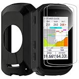 Doxxvai Cover per Garmin Edge 550/850 con 2x Pellicole Protettive, Nero