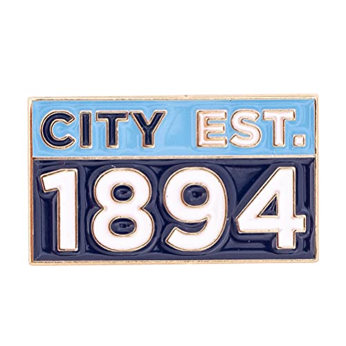Desert Cactus Manchester City Lapel Pins Man City MCFC Football Soccer Logo Enamel Made of Metal (Pin B)