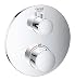 Produktbild GROHE Grohtherm - Thermostat-Brausebatterie (mit integrierter 2-Wege-Umstellung, Sicherheitssperre bei 38°C, Aquadimmer), chrom, 24076000