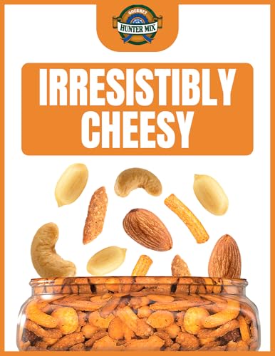 Image of Southern Style Nuts Cheesy Cheddar Hunter Bulk Trail Mix, 20 oz, Roasted Peanuts, Sesame Sticks, Corn Sticks, Almonds & Cashews, Mixed Nuts, Snacks for Adults & Kids (Pack of 2)