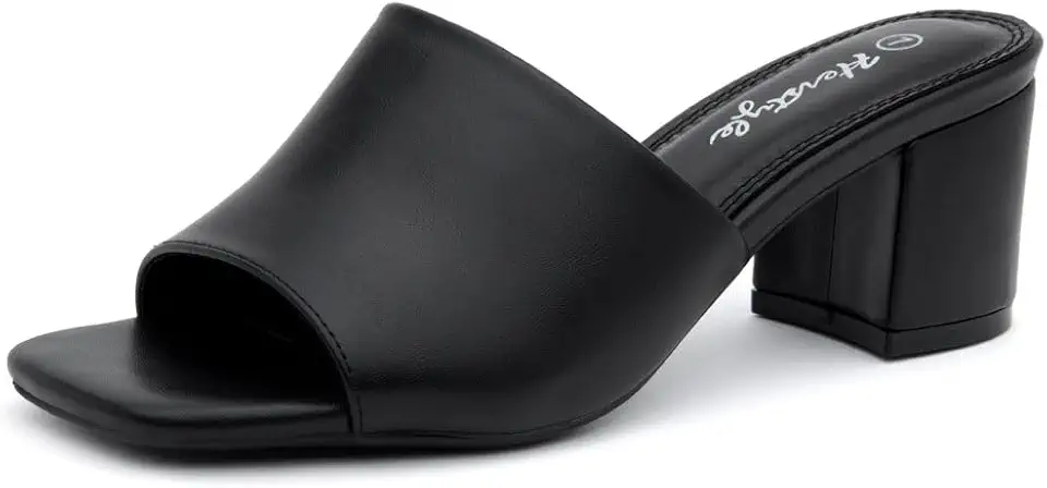 Herstyle Sandals Comfortable Wedding 2501black