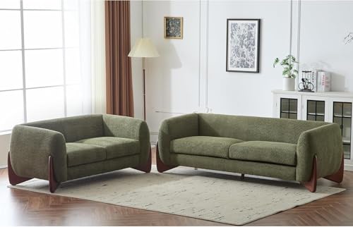 Image of A to Z Furniture Classic 3+2=5 Seater Sofa Set Luxury Chesterfield Leatherette Sofa in for Home Living Room & Office (Grey 3+2)