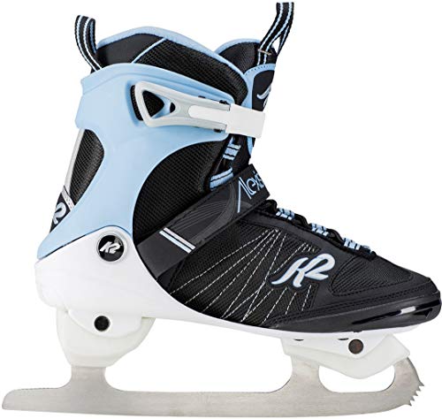 K2 Damen Schlittschuhe Alexis Ice FB - Schwarz-Weiß-Hellblau - EU: 36 (US: 6 - UK: 3.5) - 25C0050.1.1.060