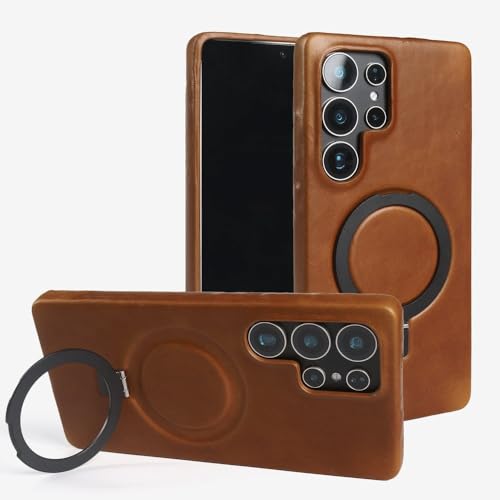 Étui magnétique avec support pour Samsung S25 Ultra et gamme S24