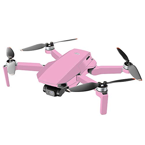 Image of MightySkins Compatible with DJI Mini 2 Portable Drone - Solid Pink | Protective, Durable, and Unique Vinyl Decal wrap Cover | Easy to Apply, Remove, and Change Styles | Made in The USA