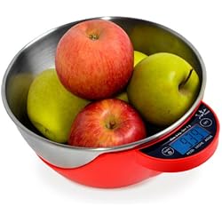 Balanza Electronica Jata Hogar Jata Hogar 765 - Balanza electrónica multifunción, color rojo