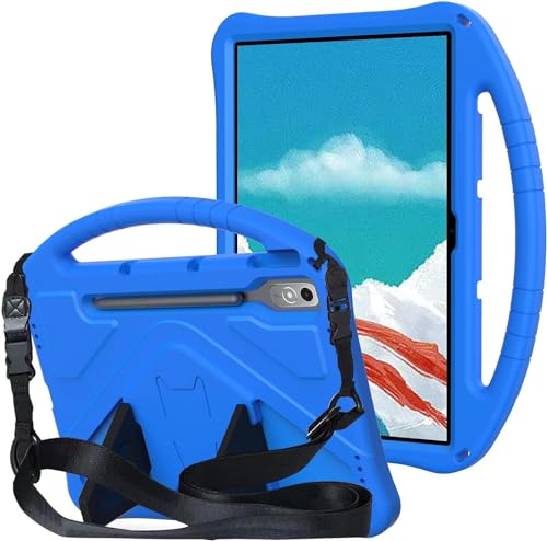 Coque Lenovo Tab P12 antichoc enfant TB-370 étui léger avec poignée et bandoulière