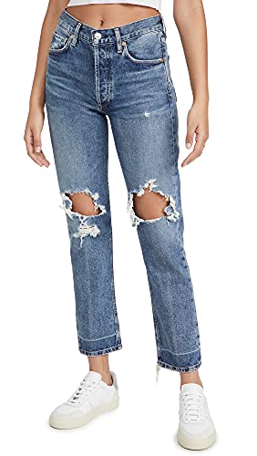 Citizens of Humanity Women s Charlotte High Rise Straight Jeans, Soiree, Blue, 27