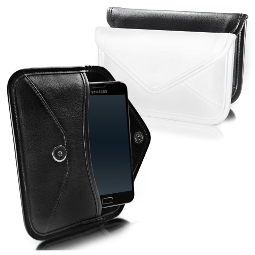 Case For At&T Galaxy Note (Case By Boxwave) - Elite Leather Messenger Pouch, Synthetic Leather Cover W/Envelope Design For At&T Galaxy Note, Samsung Galaxy Note At&T, T-Mobile, (N7000) - Jet Black #TOP5