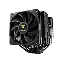 GAMDIAS BOREAS P1-720 Dual Tower Computer CPU Air Cooler, 2x High-Airflow PWM Fans 120/135mm with 68.7/84.2 CFM, Performance Heatsink w/ 7 Heatpipes, for Intel LGA1851/1700/115x & AMD AM5/AM4, Black