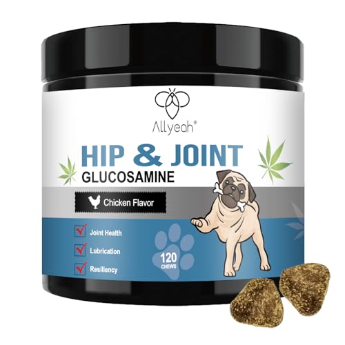 Joint Supplement for Dogs, Glucosamine Chondroitin for Dogs, Hip and Joint Support Supplement Chews Dogs Small Large Breed Dog Arthritis Pain Relief Joint Health Care Mobility Bites Treats for Dogs Joint Supplement for Dogs, Glucosamine Chondroitin for Dogs, Hip and Joint Support Supplement Chews Dogs Small Large Breed Dog Arthritis Pain Relief Joint Health Care Mobility Bites Treats for Dogs