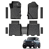 LUMWAY Floor Mats for Ford Bronco 2026 2025 2024 2023 2022 2021, Only 4 Door TPE All Weather Durable Floor Liners for Ford Bronco Accessories