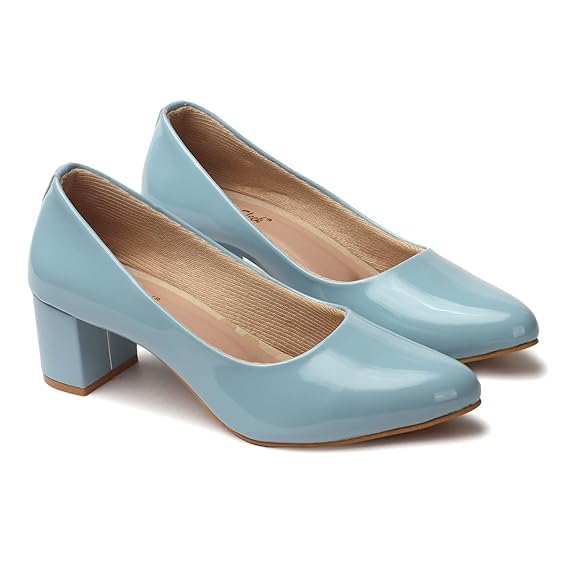 Image of Women's Beautiful Design Synthetic Leather Block Heel TPR Sole Sandal for Wedding Party & Festive