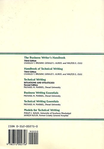 Writing that works: How to write effectively on... 0312002750 Book Cover