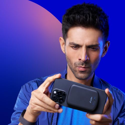 PTron Bassbuds Wave ENC Bluetooth 5.3 Wireless in-Ear TWS Earbuds with Mic, 40Hrs Total Playtime, Movie Mode & Deep Bass, Low Latency, Stereo Calls, Smooth Touch Control & Type-C Fast Charging (Grey)