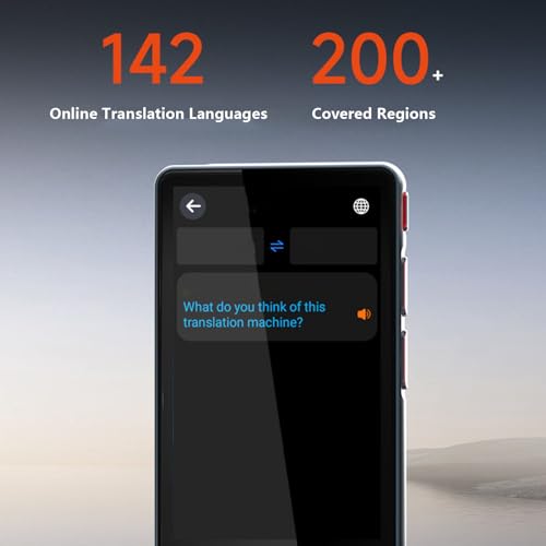 Aramox Appareil de Traduction de Langue AI, Voix en Temps Réel, Photo, Traduction Hors Ligne, Précision de 98%, Batterie 15 Heures, avec Assistant AI et Convertisseur de Devises – vue 7