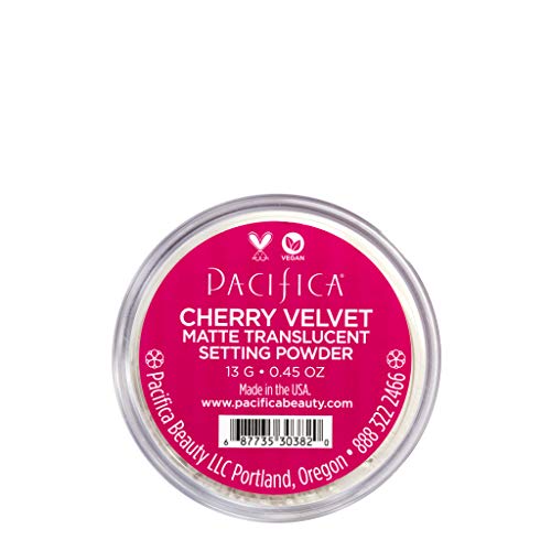 Pacifica Cherry Velvet Matte Setting Translucent Powder Women, White, 0.45 Oz #TOP2