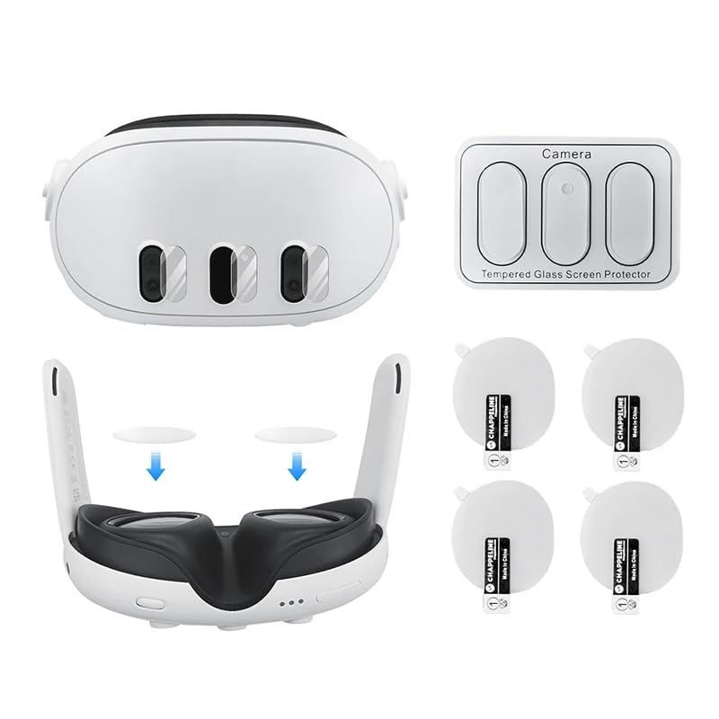 Image of Havilah for Meta Quest 3 Tempered Glass Camera Lens Protective Films Set VR Accessories