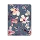 Fintie Hülle für 7 Kindle Paperwhite(12. Generation) - 2024 und Kindle Colorsoft Signature Edition (1. Generation), Kickstand Schutzhülle mit Handschlaufe und Auto Sleep/Wake Funktion, Hibiskus