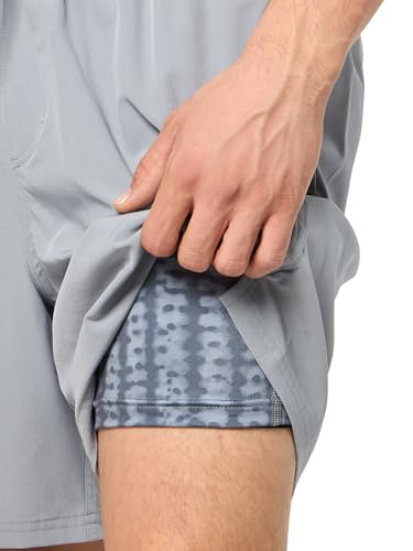 Image of Under Armour Mens Compression Lined Volley Swim Trunks, UPF 50+ Sun Protection, Drawstring Closure & Elastic Waistband