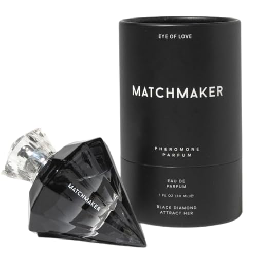 Image of Eye Of Love Matchmaker Black Diamond Pheromone Parfum, 30ml, Unisex Fragrance with Androstenol to attract Her.