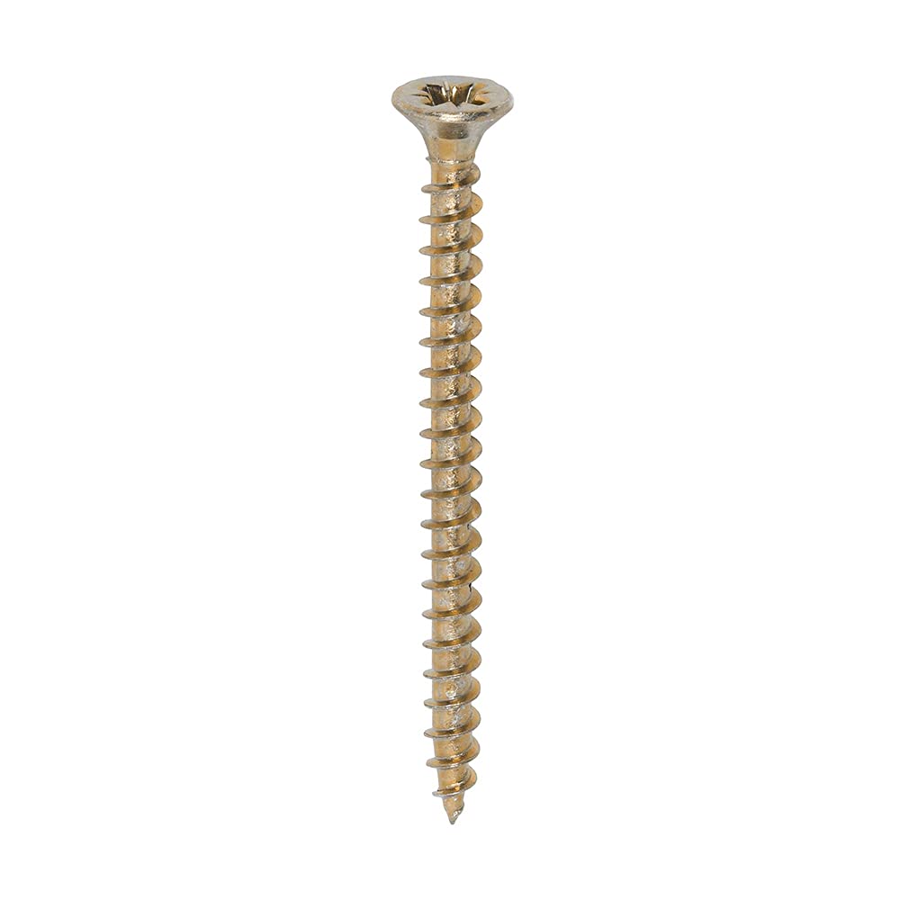 Timco 4.0x50 Solo Chipboard & Woodscrews -  200Pack PZ Double Countersunk Finish