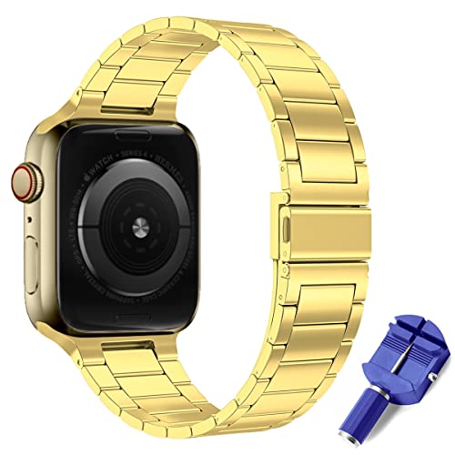 H.May Metal Strap Compatible with Apple Watch Strap