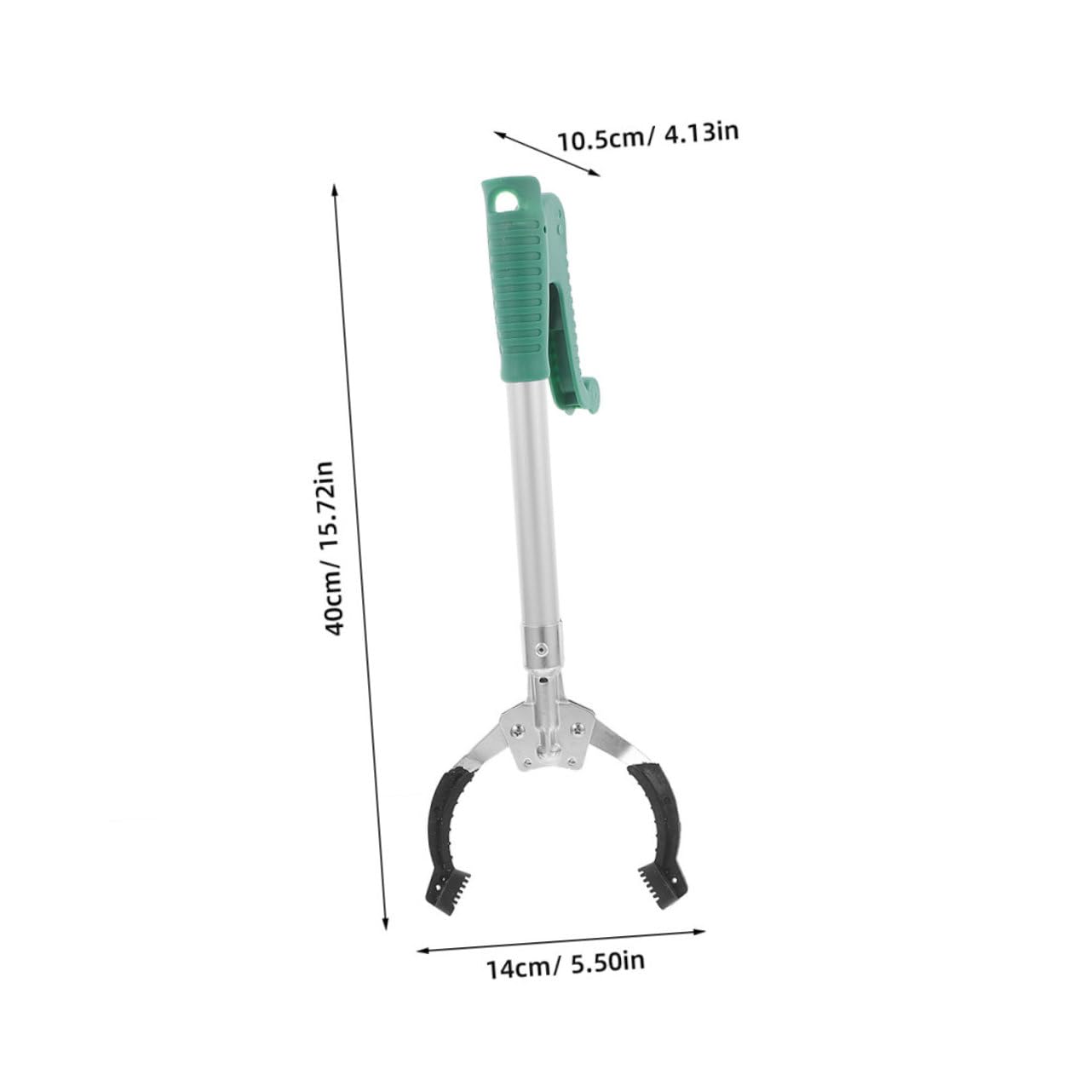Kunststoff Müllgreifer ab 40cm Greifhilfe, 2 Stück mit Krallen