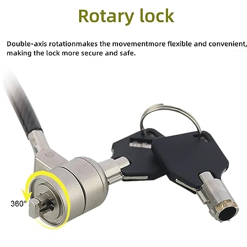Candado de cable para portátiles con orificio de 5 mm que evita robos de equipos 3