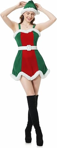 Miniatura 4 de Disfraz de Navidad para mujer, disfraz de Navidad, señora de Santa Claus, vestidos de cosplay