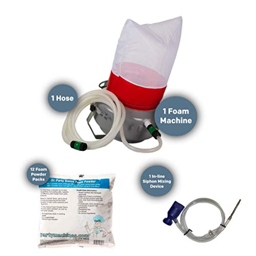 Foam Party Super E Foam Machine with Siphon, Hose, & Foam Powder Pack