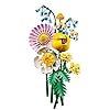 LEGO Botanicals Liten sommarbukett Gör-det-själv byggset med blomsterprydnad för barn, Julklapp till flickor, pojkar och blomsterälskare, Bygg dina egna juldekorationer, Konstgjorda blommor 10347 #3
