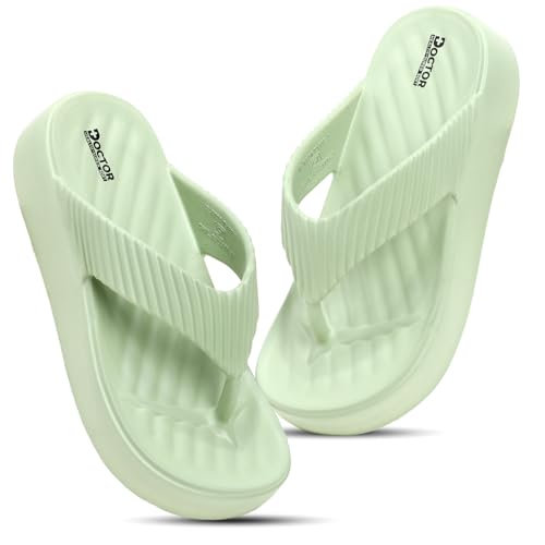 Image of DOCTOR HEALTH SUPER SOFT Women Soft EVA Flip Flops | Lightweight Cushioned Slippers | Anti-Slip Casual Sandals for Indoor Outdoor Everyday Wear