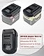 URUN Adapter Konverter für Dewalt für Milwaukee Akku Converter auf für Einhell Elektrowerkzeug, Batterie Adapter für Einhell Elektrowerkzeuge(DM18EIN Nur Adapter)