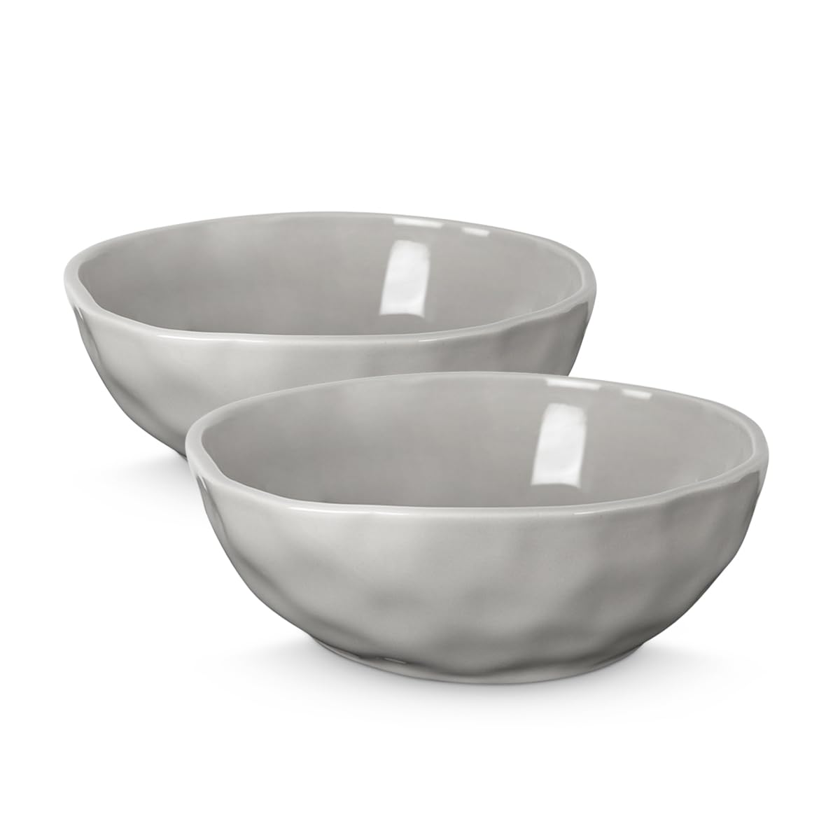 Solasta Serving Bowl Set of 2 | Multipurpose Stoneware Bowl for Kitchen | Microwave-Safe, Unbreakable Dinnerware for Cereal, Soup, Snacks, Desserts | Medium Mixing & Serving Bowl