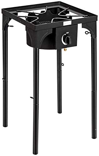DREAMVAN Outdoor Camping Stove, Single Burner Stove 75,000-BTU, High Pressure Propane Gas Portable