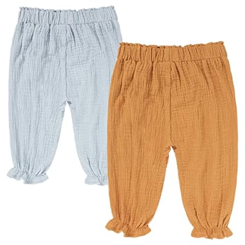 Pack de 2 pantalones bombachos de verano de algodón y lino antimosquitos para jogging Tipo 2 Cover