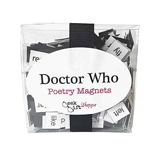 Doctor Who Poetry Magnets/Fridge Magnet/Doctor Who Gifts/Doctor Who Quotes/Geeky/Housewarming Gift/Doctor Who Toys/Dr Who