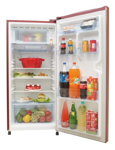 Image of Lloyd Havells- 225L 2 Star Direct Cool Single Door Refrigerator - Royal Red With Fast Ice Making, Stabilizer Free Operation Gldc242Srrt2Eb