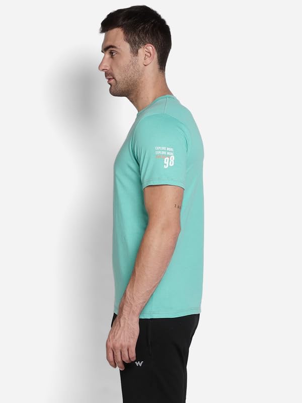 Image of Wildcraft Men's Solid Regular Fit Polo Shirt