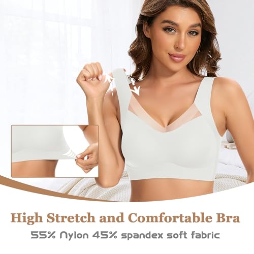 Image of DOCUMO Seamless Back Smoothing Bras for Women