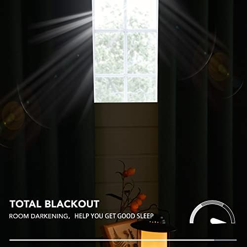 Deconovo Super Soft Total Blackout Curtains Faux Linen Curtains Thermal Insulated Curtains Eyelet Curtains for Kids Bedroom Blush Pink W52 x L63 One Pair