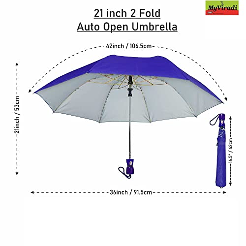 Image of 2 Fold Umbrella for Women & Men Office 2 Fold Umbrella for Girls - Set Of 1