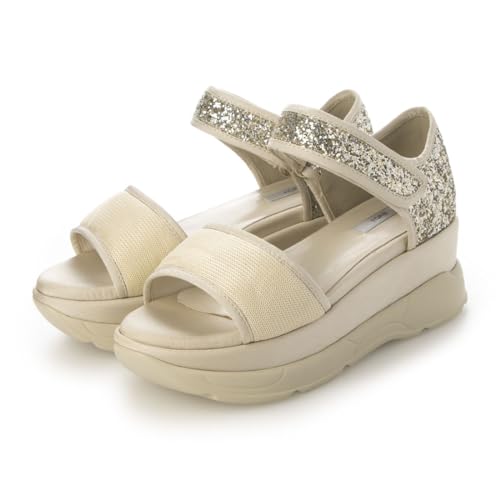 EVOL プラットフォームシルバーサンダル