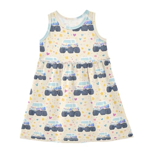 Toddler Girls Dresses Cotton Casual Party Dress Sleeveless Soft Girls Clothes2